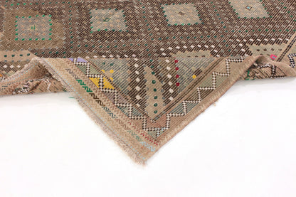 Rug Kilim 6x9, Turkish Faded Kilim Rug, Vintage Unique Kilim Rug, Kilim Rug, Area Kilim Rug, Bedroom Rug, Scandinavian Rug, Rug Kilim, 6268