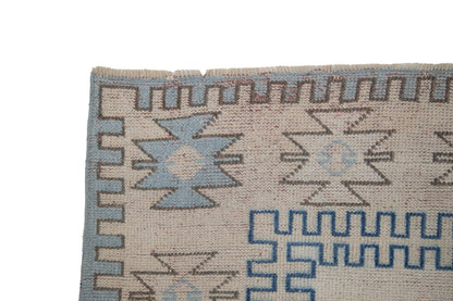 5x8 Area Anatolian Carpet rug, Coastal Turkish rug, OUSHAK TURKEY RUG, Vintage rug Neutral, Living room Rug ,Bedroom Turkish rug , 7305