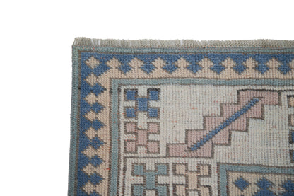 Navy blue Pink 6x9 TURKİSH RUG, Oushak rug, Vintage rug, Neutral rug, Anatolia rug, Living room rug, Unique rug, AreaRug 6x9, 7309