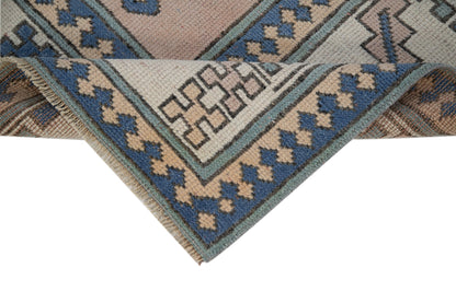 Navy blue Pink 6x9 TURKİSH RUG, Oushak rug, Vintage rug, Neutral rug, Anatolia rug, Living room rug, Unique rug, AreaRug 6x9, 7309