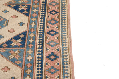 Turkish Vintage Oushak rug 6x8, Neutral rug, Faded rug, Handmade rug, Area rug, Pastel rug, Muted rug,Living room rug, Turkey rug ,6293