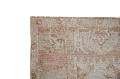 Pastel Kars Vintage Rug,Faded Turkish rug,Anatolian Mid-century Oushak Rug,Carpet rug,5'4x8'9 ft, 6x9 Area Pale Rug,Soft rug,Unique rug,7501