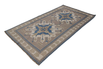 Faded rug, Turkish rug, Oushak rug, Carpet rug, Vintage rug, Area rug, 5x8 Turkish Oushak Vintage rug, Tropical rug, Bedroom rug,7316