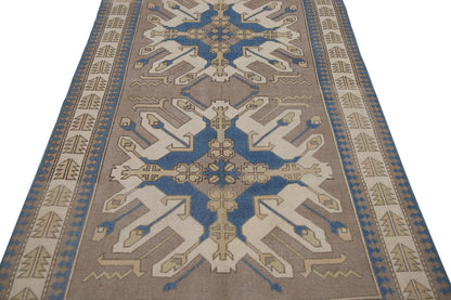Faded rug, Turkish rug, Oushak rug, Carpet rug, Vintage rug, Area rug, 5x8 Turkish Oushak Vintage rug, Tropical rug, Bedroom rug,7316