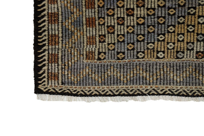 Brown Beige Kilim Rug, Turkish Kilim, Vintage Kilim, Rug Kilim, Eclectic Rug, Wool Rug, Anatolia Rug, Unique Rug, Primitive Rug, 8080