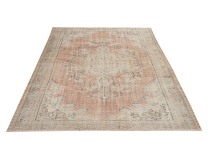 Turkish Rug, Vintage Rug, Oushak Rug, Handmade Rug, Area Rug, Neutral Rug, Bedroom Rug, Anatolia Rug, Turkey Rug, Carpet Rug, Rug 6x8, 12042