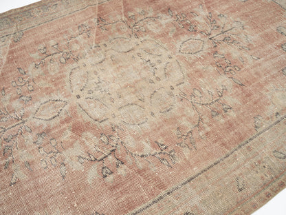 Turkish Rug, Vintage Rug, Oushak Rug, Handmade Rug, Area Rug, Neutral Rug, Bedroom Rug, Anatolia Rug, Turkey Rug, Carpet Rug, Rug 6x8, 12042