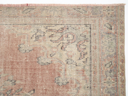 Turkish Rug, Vintage Rug, Oushak Rug, Handmade Rug, Area Rug, Neutral Rug, Bedroom Rug, Anatolia Rug, Turkey Rug, Carpet Rug, Rug 6x8, 12042