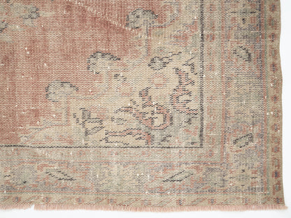 Turkish Rug, Vintage Rug, Oushak Rug, Handmade Rug, Area Rug, Neutral Rug, Bedroom Rug, Anatolia Rug, Turkey Rug, Carpet Rug, Rug 6x8, 12042