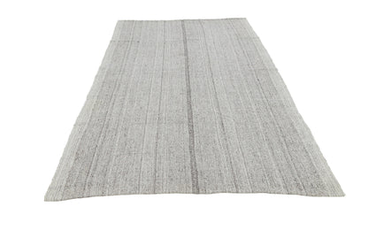 Kilim Rug, Modern Rug, Turkish Kilim Rug, Vintage Kilim, Area Kilim Rug, Gray Rug 6x9, Minimalist Unique Rug, Contemporary Kilim Rug, 8097