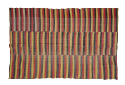 Boho Decor Rug, Kilim Rug 5x8, Turkish kilim Rug, Anatolia Rug Striped, Vintage Rug, Living room rug, Handmade Kilim Rug, Area Kilim, 7257