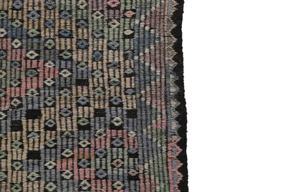 5x7 Rustic Kilim Rug, Modern Kilim Rug, Wool Kilim Rug, Handmade Kilim Rug, Turkish Vintage Kilim, Contemporary Decor, Area Kilim Rug, 8193
