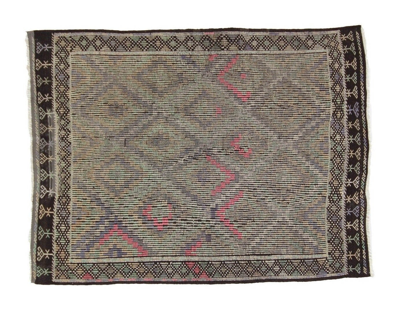 Kilim Rug 5x7, Turkish Kilim Rug, Vintage Unique Kilim Rug, Area Kilim, Handmade Kilim Rug, Decorative Rug, Scandinavian Decor, 8052