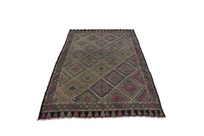 Scandinavian Decor, Kilim Rug, Turkish Rug, Vintage Rug 5x8, Turkish Kilim Rug, Living Room Rug, Bedroom Rug, One of a Kind, Rug Kilim, 3208