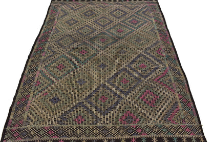 Scandinavian Decor, Kilim Rug, Turkish Rug, Vintage Rug 5x8, Turkish Kilim Rug, Living Room Rug, Bedroom Rug, One of a Kind, Rug Kilim, 3208