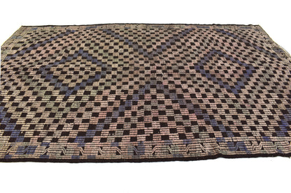 Turkish Kilim Rug, Area Unique Kilim Rug, Vintage Kilim Rug, Handmade Kilim, Kilim Rug 6x9, Wool Rug, One of a Kind, Farmhouse Decor, 3222
