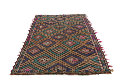 Kilim Rug, Boho Rug, Turkish Kilim Rug, Area Faded Kilim Rug, Vintage Kilim Rug, Area Kilim Rug, Anatolia Rug, Living Room Rug, 3209