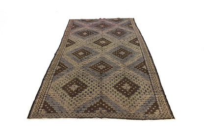 Vintage Faded Kilim Rug, Turkish Kilim Rug, Rug Kilim 6x11, Kilim Rug, Neutral Rug, Unique Rug, Handmade Kilim Rug, Entryway Rug, 3213
