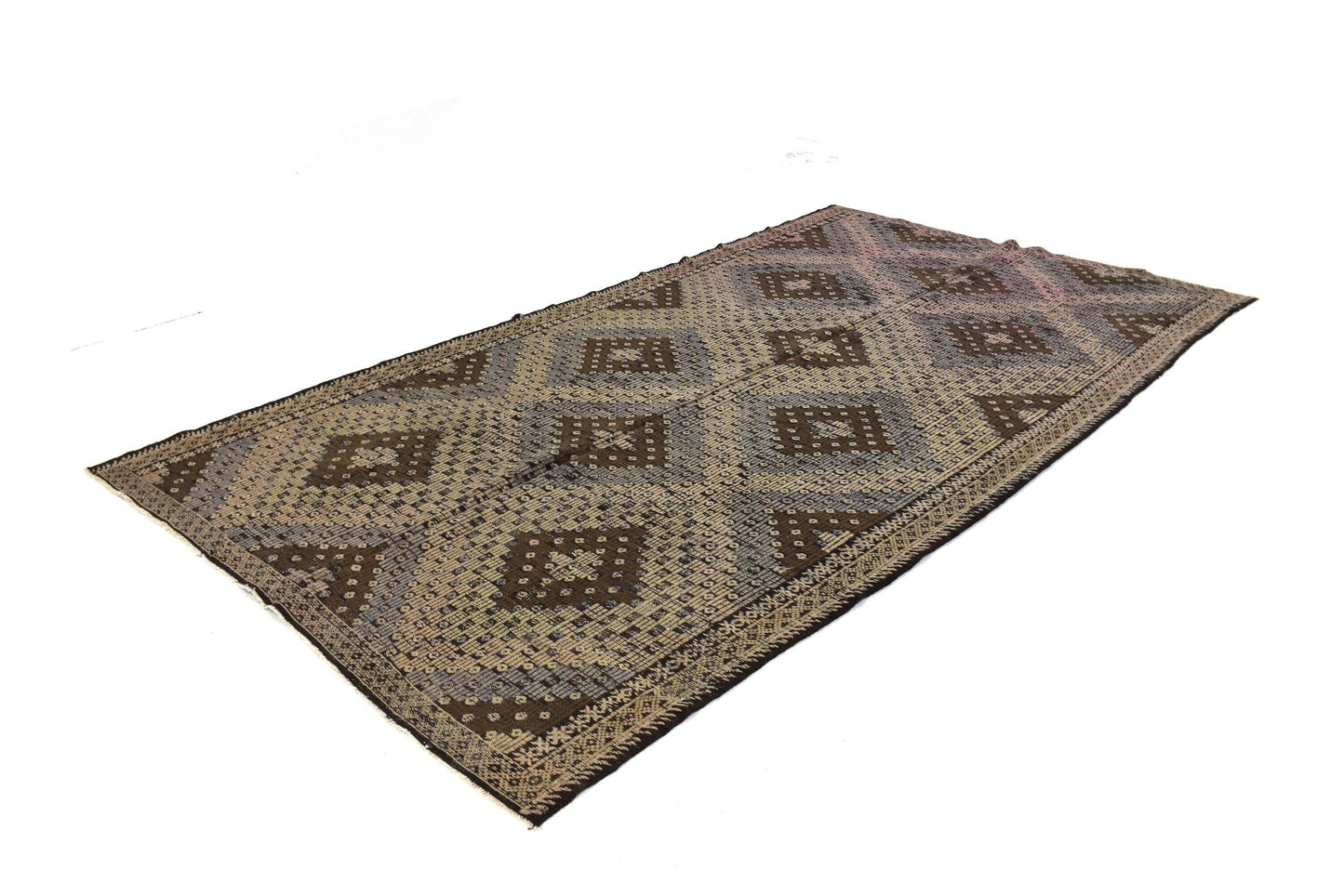 Vintage Faded Kilim Rug, Turkish Kilim Rug, Rug Kilim 6x11, Kilim Rug, Neutral Rug, Unique Rug, Handmade Kilim Rug, Entryway Rug, 3213