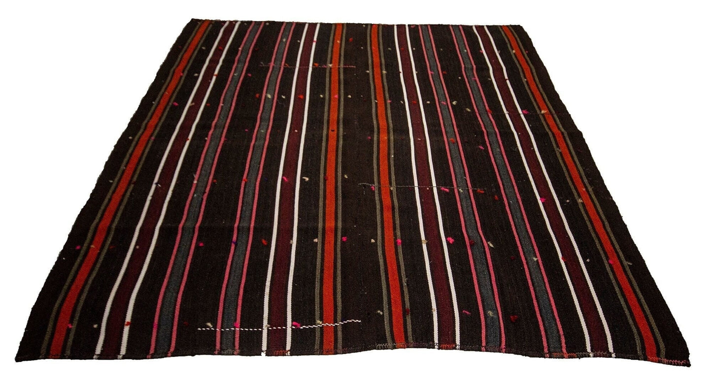 6x8 Kilim Rug, Vintage Turkish Kilim Rug, Eclectic Decor, Handmade Kilim Rug, Area Kilim Rug, Bohemian Rug, Bedroom Rug, Kid Room Rug, 4019