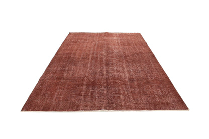 6x9 Turkish Oushak Vintage Rug, Overdyed Brown Carpet Rug, Farmhouse Rug, Living Room Rug, Area Rug, Handmade, Country Decor,3305