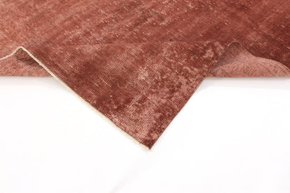 6x9 Turkish Oushak Vintage Rug, Overdyed Brown Carpet Rug, Farmhouse Rug, Living Room Rug, Area Rug, Handmade, Country Decor,3305