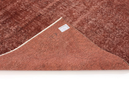6x9 Turkish Oushak Vintage Rug, Overdyed Brown Carpet Rug, Farmhouse Rug, Living Room Rug, Area Rug, Handmade, Country Decor,3305