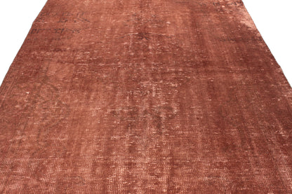 Brown Rug Overdyed 6x9 ,Turkish Vintage Rug,Wool Area Rug,Handmade Rug ,Living Room Rug, Farmhouse Decor, One of a kind Rug,3283