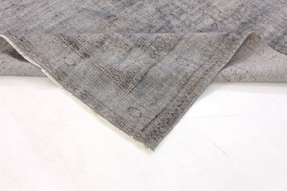 5x8 Turkish Vintage Area Gray Carpet Rug, Vintage Over dye Rug, Living Room Rug, Contemporary decor, Bedroom rug, Minimalist rug, 3323