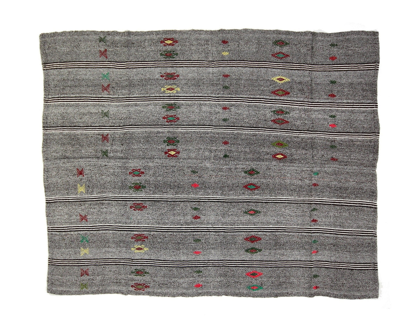 Kilim Rug, Turkish Kilim Rug, Vintage Kilim Rug, Area Kilim Rug, Rug Kilim, Gray Rug, Handmade Kilim Rug, Bedroom Rug, 4745