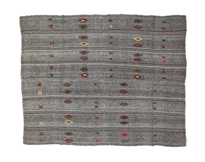 Kilim Rug, Turkish Kilim Rug, Vintage Kilim Rug, Area Kilim Rug, Rug Kilim, Gray Rug, Handmade Kilim Rug, Bedroom Rug, 4745