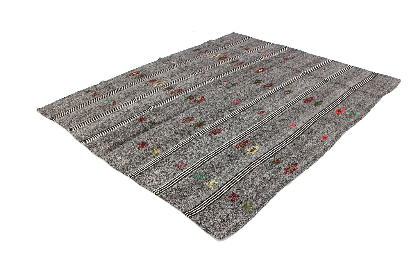 Kilim Rug, Turkish Kilim Rug, Vintage Kilim Rug, Area Kilim Rug, Rug Kilim, Gray Rug, Handmade Kilim Rug, Bedroom Rug, 4745