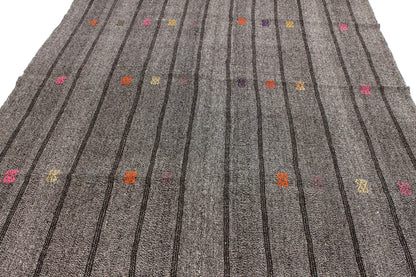 Kilim Rug 6x8, Turkish Kilim Rug, Vintage Kilim Rug, Area Kilim Rug, Gray Rug, Contemporary Decor, Rug Kilim, Handmade Kilim Rug, 4755