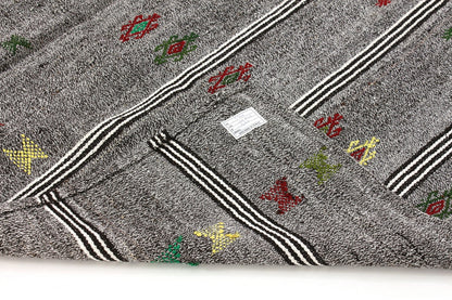 Kilim Rug, Turkish Kilim Rug, Vintage Kilim Rug, Area Kilim Rug, Rug Kilim, Gray Rug, Handmade Kilim Rug, Bedroom Rug, 4745