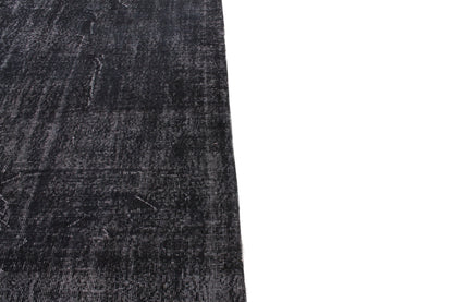5x8 Rug, Turkish Rug 5x8, Vintage Rug, Handmade Rug, Area Rug, Modern Carpet Rug, Office Rug, 6x8 Turkish Rug ,Black Rug,3324