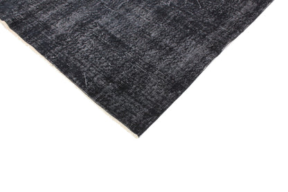 5x8 Rug, Turkish Rug 5x8, Vintage Rug, Handmade Rug, Area Rug, Modern Carpet Rug, Office Rug, 6x8 Turkish Rug ,Black Rug,3324