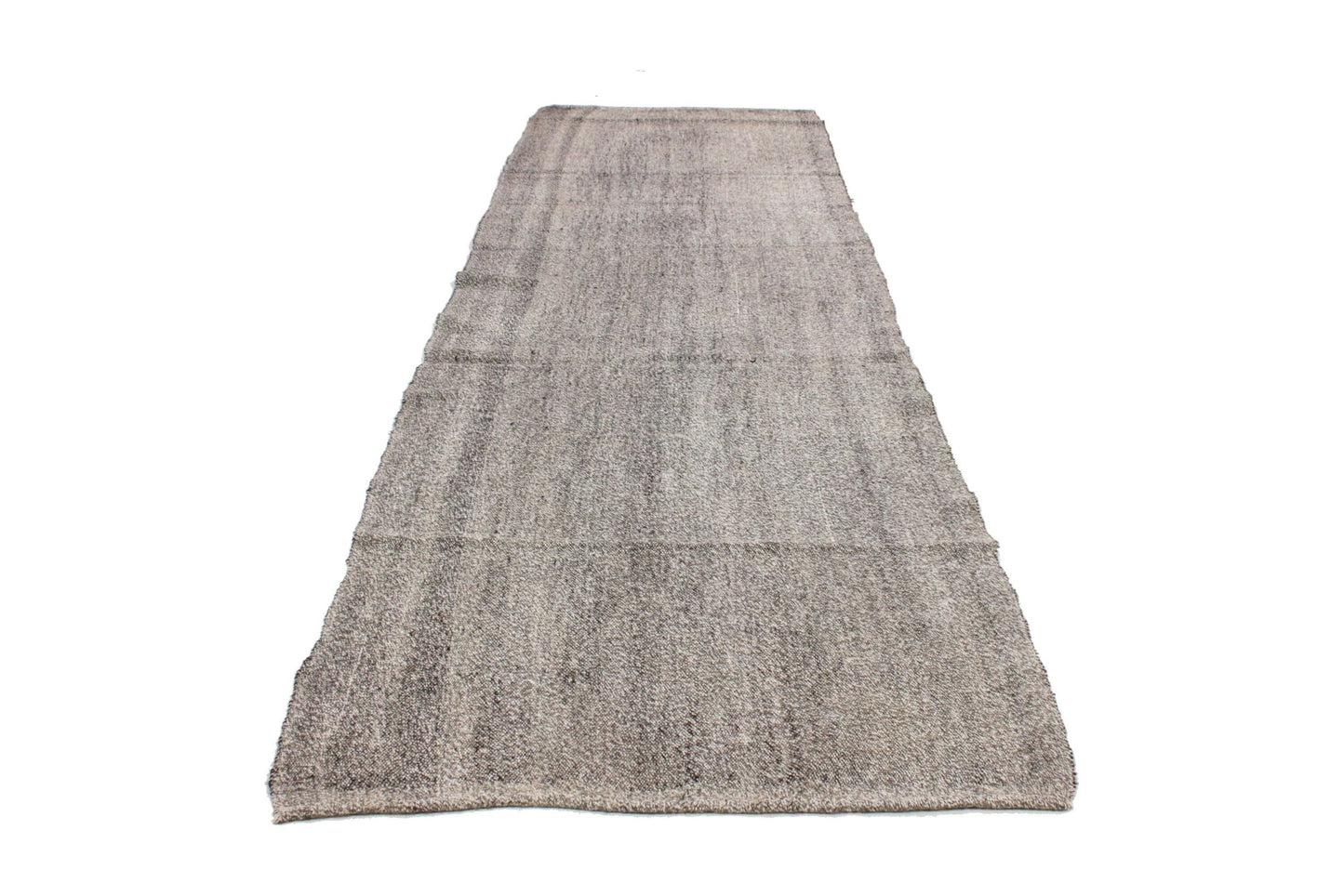 Turkish Kilim Runner, Gray Kilim Runner Rug 3x12,  Handmade Hallway Rug, Minimalist Rug, Floor Runner, Rug Runner Grey, 6700