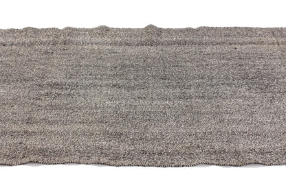 Turkish Kilim Runner, Gray Kilim Runner Rug 3x12,  Handmade Hallway Rug, Minimalist Rug, Floor Runner, Rug Runner Grey, 6700