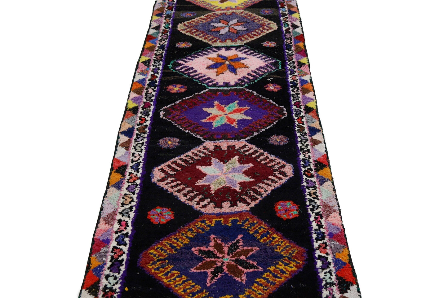 Rustic Runner rug, Turkish Oushak Vintage Runner rug, Carpet runner, 3x13 Runner rug, Kitchen rug, Handmade Runner rug, 7185