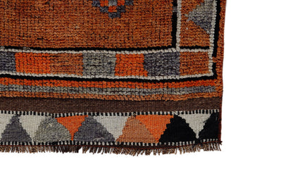Sun faded Runner rug ,Turkish Oushak Vintage runner rug, 3x11 Wool Carpet Rug Runner, Orient rug, Kitchen rug ,Hallway rug, Runner, 7187