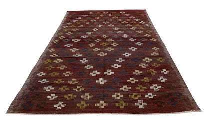 Vintage Kilim Rug, Turkish Kilim Rug, Boho Rug, Kilim Rug 7x11, Living Room Rug, Kilim Rug, Bohemian Rug, Handmade Kilim Rug, 2841