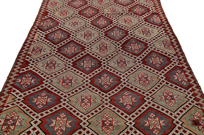6x9 Turkish Vintage Kilim Rug, Handmade Kilim Rug, Area Kilim Rug, Living Room Rug, Rug Kilim, Kilim Rug, Entryway Rug, Farmhouse Decor,2837