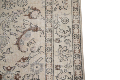 Rug 6x9,Area Turkish rug 6x9, Neutral Oushak rug,Vintage rug,Beige rug 6x9,One of a kind rug,Contemporary,Living room rug,7391