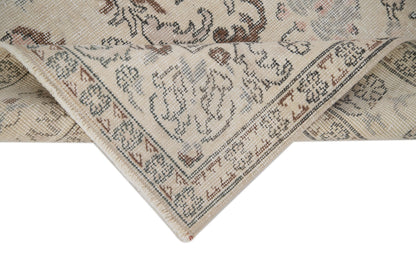 Rug 6x9,Area Turkish rug 6x9, Neutral Oushak rug,Vintage rug,Beige rug 6x9,One of a kind rug,Contemporary,Living room rug,7391