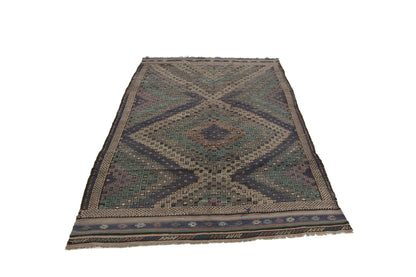 Kilim Rug 5x9, Area Faded Kilim Rug, Wool Rug, Turkish Kilim Rug, Rug Kilim, Vintage Kilim Rug, Farmhouse Decor, Anatolia Rug,32441