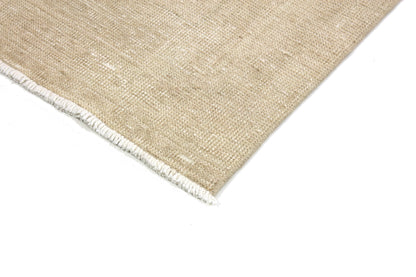 Plain Beige Carpet Runner Rug, Oushak Vintage Turkish Runner 3x11,Turkish Rug Runner,Farmhouse Decor,Hallway,5863