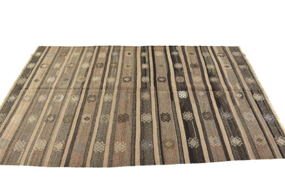 Kilim Rug 5x8, Rug Kilim, Handmade Kilim Rug, Turkish Kilim Rug, Vintage Kilim Rug, Area Kilim Rug, Contemporary Decor, Living Room Rug,3226
