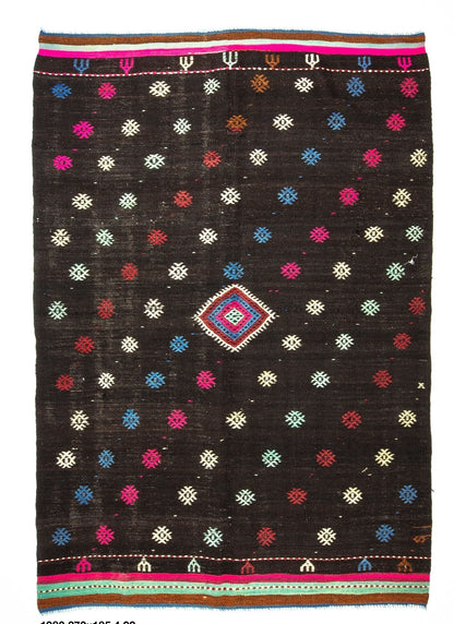 Kilim rug 6x9, Boho Kilim rug, Vintage Turkish kilim rug, Rug Kilim, Handmade Kilim Rug ,Scandinavian, Living room rug, Area Kilim rug, 1980