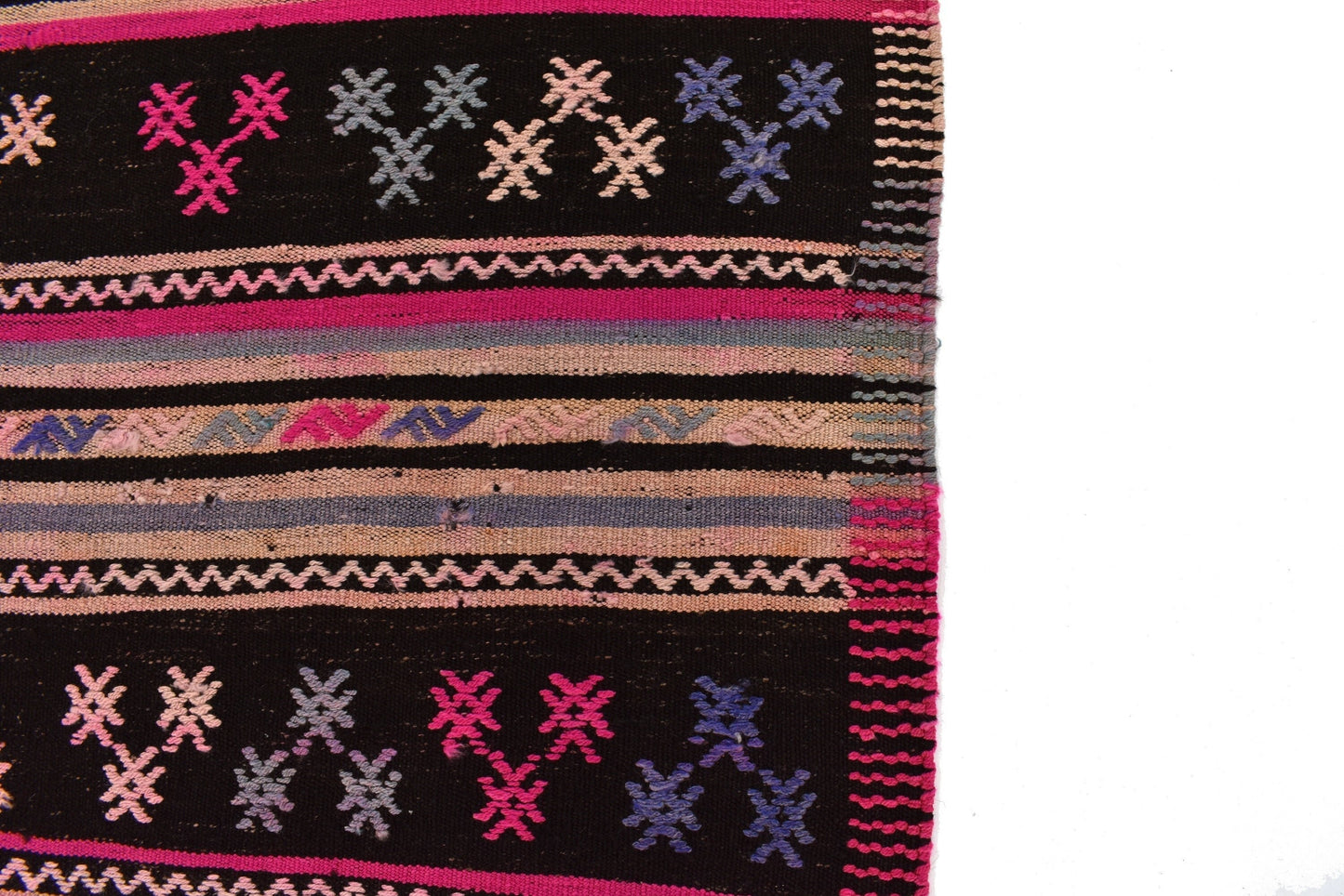 Pink Black Kilim rug, Turkish Vintage Kilim Rug 5x8, Gypsy decor, Boho Kilim rug ,Area Living room rug, Anatolia rug ,Floor Kilim Rug,3187