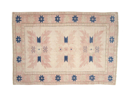5x7 Carpet Turkish Rug, Oushak Rug, Vintage Rug, Handmade rug, Unique Rug, Farmhouse Decor ,One of a kind, Living room Rug,6231